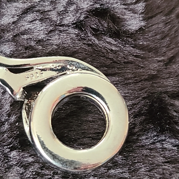 Gorgeous s925 purple/ pink irridescent peacock jewelry set - Picture 7 of 7